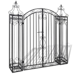 Ornamentidega aiav&auml;rav sepistatud rauast 122 x 20,5 x 134 cm , vidaXL