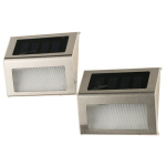 P&auml;ikesepaneeliga v&auml;lisvalgusti seinale 3 LED pimedusesensoriga, 2 tk.