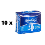 H&uuml;gieenilised pakendid ALWAYS Ultra Night, 7 tk. x 10 tk. pakett