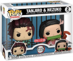 Kujuke Funko POP! Demon slayer Tanjiro with Nezuko 2pack Exlusive