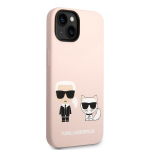Karl Lagerfeld &uuml;mbris iPhone 14 Plus 6.7 KLHMP14MSSKCI heleroosa HC Magsafe vedel silikoon Karl - Choupette
