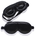 Silmamask A&A 3D Premium Silk Sleep Mask, m&otilde;lemal k&uuml;ljel