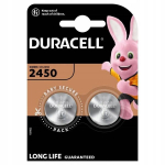 Duracell Aku 3V CR2450 2szt, Liitium, 3 V, CR2450, 2