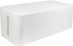 LogiLink KAB0063 kaablikarp, 407x157x133,5 mm, valge, plastik, kaabliava m&otilde;lemal k&uuml;ljel