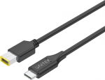 S&uuml;learvuti laadija Unitek C14115BK-1.8M toitekaabel Lenovo 65W USB-C - DC11*4,5mm