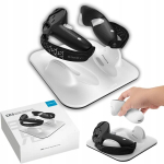 BoboVR CD3 laadimisalus, Meta Quest 3/3S, 2,5h laadimine, 30h t&ouml;&ouml;aeg, magnetlaadimine, LED-indikaator