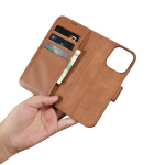 iCarer 2in1 iPhone 14 Pro Max Leather Flip Anti-RFID Brown (WMI14220728-BN)