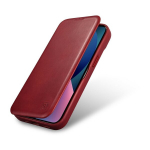 iCarer Leather iPhone 14 Plus Flip Magnetic MagSafe red (AKI14220707-RD)