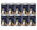 Dr. Trend Premium k&otilde;igi t&otilde;ugude koertele vasikalihaga kastmes, 10 x 400 g