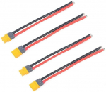 2 paari XT60 naissoost meesliitmikku koos 150mm 12AWG silikoonkaabli korpus&uuml;hendusega Lipo aku FPV drooni jaoks