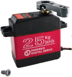 Full Metal DS3225 digitaalne 25KG k&otilde;rge p&ouml;&ouml;rdemomendiga servomootor servo koos nukk 25T Baja auto mudeli 1/10 robotauto jaoks