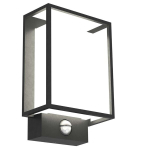 &Otilde;ue seinavalgusti anduriga Nordlux Nestor LED 8W must - 5701581464988