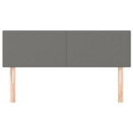 vidaXL voodipeatsid 2 tk, tumehall, 72x5x78/88 cm, kangas