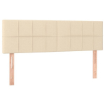 vidaXL voodipeatsid 2 tk, kreemjas, 72x5x78/88 cm, kangas
