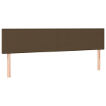 vidaXL voodipeatsid 2 tk, tumepruun, 100x5x78/88 cm, kangas