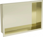 Mexen X-Wall-R s&uuml;vistatav seinariiul, 45x30 cm, Gold