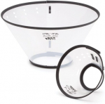 KVP plastikust kaelarihm koertele/kassidele, reguleeritav, 23 cm