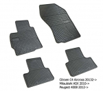 Kummimatid CITROEN C4 AIRCROSS 2012-2017