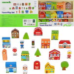Puidust linnakomplekt Tooky Toy