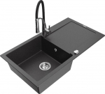 Graniitk&ouml;&ouml;givalamu Mexen Leo segisti ja sifooniga, Must graniit+Must/Kroom