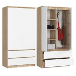 Kapp Nore S90, valge/pruun