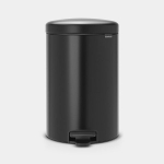 Pedaaliga pr&uuml;gikast, NewIcon, 20l, must matt, Brabantia