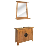Vannitoam&ouml;&ouml;bli komplekt, pruun