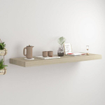 vidaXL seinariiul, tamm, 80 x 23,5 x 3,8 cm MDF