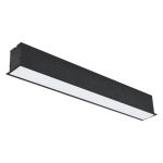 Piklik lineaarne s&uuml;vistatav LED-valgusti Esna 20 W, must