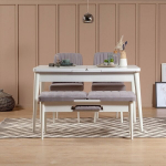 S&ouml;&ouml;gitoa komplekt Kalune Design 869, valge/helehall