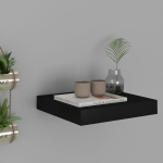 vidaXL seinariiul, must, 23 x 23,5 x 3,8 cm MDF