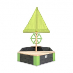 Puidust liivakast - laev Exit Aksent, 190x90 cm