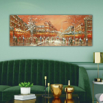 Reproduktsioon l&otilde;uendil Pariis, 30x80 cm