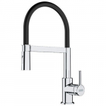 Segisti Franke LINA SEMI PRO, 115.0626.085, v&auml;ljat&otilde;mmatav du&scaron;ivooliku, kroom/onyx