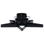 Kunstkuusk alus, must, 47x47x13,5cm