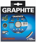 Teemantketas GRAPHITE 57H618, l&auml;bim&otilde;&otilde;t 180mm, segmentidega