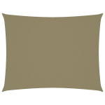 vidaXL oxford-kangast p&auml;ikesepuri, ristk&uuml;lik, 2,5 x 4 m, beež