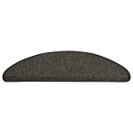 vidaXL isekleepuv trepivaip, sisal, 15 tk, 65x25 cm, antratsiit
