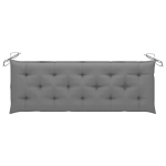 vidaXL aiapingi istmepadi, hall, 150 x 50 x 7 cm, kangas