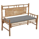 vidaXL aiapink padjaga 120 cm, bambus