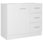 vidaXL valamukapp, valge, 63 x 30 x 54 cm puitlaastplaat