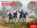 Kokkupandav mudel ICM 35023 American Civil War Union Infantry. Set #2 1/35
