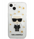 Karl Lagerfeld KLHCP13SHFLT iPhone 13 mini 5.4 selge/l&auml;bipaistev Lill Ikonik Karl