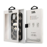 Karl Lagerfeld KLHCP13SPMNIKBK iPhone 13 mini 5,4 kaanega must/must Monogram Ikonik Patch