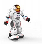Robot Astronaut Charlie Blue Rocket