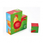 Puidust pusle-klotsid Farmi loomad Hape, E1618A