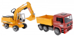 Veoauto koos ekskavaatoriga Bruder, BR-02751 / 4001702027513