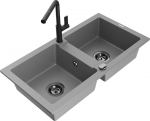 Graniidist k&ouml;&ouml;givalamu Mexen Mario koos segisti ja sifooniga, Grey+Black