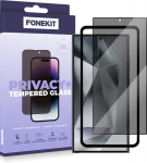 FoneKiti kaitseklaas Privacy+ Full Cover, Galaxy S24 FE, must