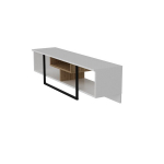 TV laud Kalune Design Asal 150 cm, valge/tamm